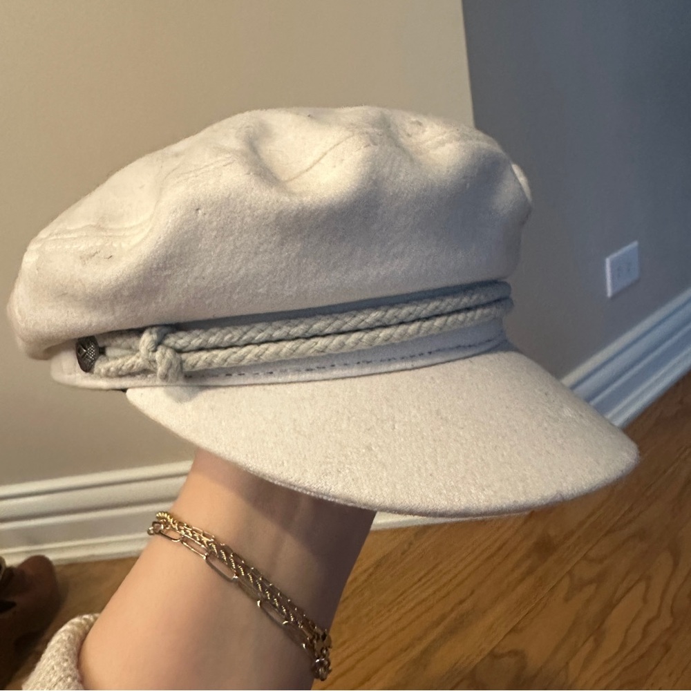 Brixton White Fisherman’s Cap